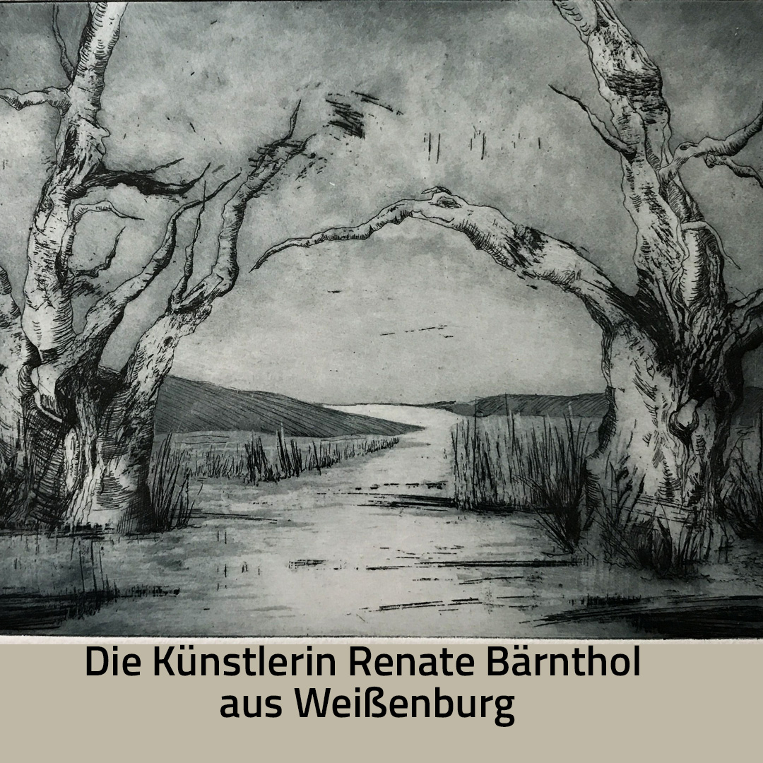 Die Künstlerin Renate Bärnthol aus Weißenburg