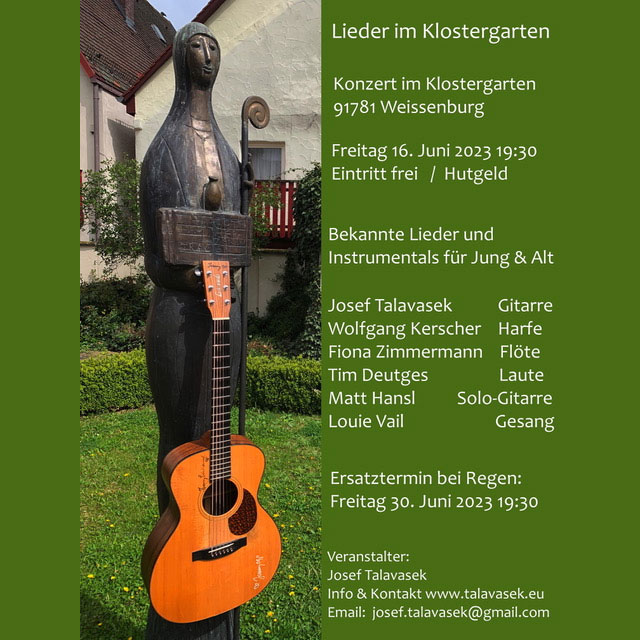 Lieder im Klostergarten
