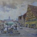 Marktplatz Humoristisch Stadtarchiv Gunzenhausen