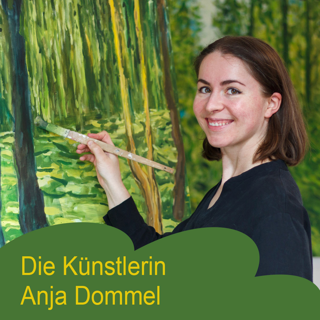 Grün als Lebenselixier – Die Künstlerin Anja Dommel
