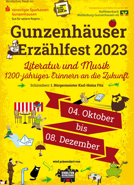 Ergreifend und berührend – Das Gunzenhauser Erzählfest 2023 ist offiziell eröffnet