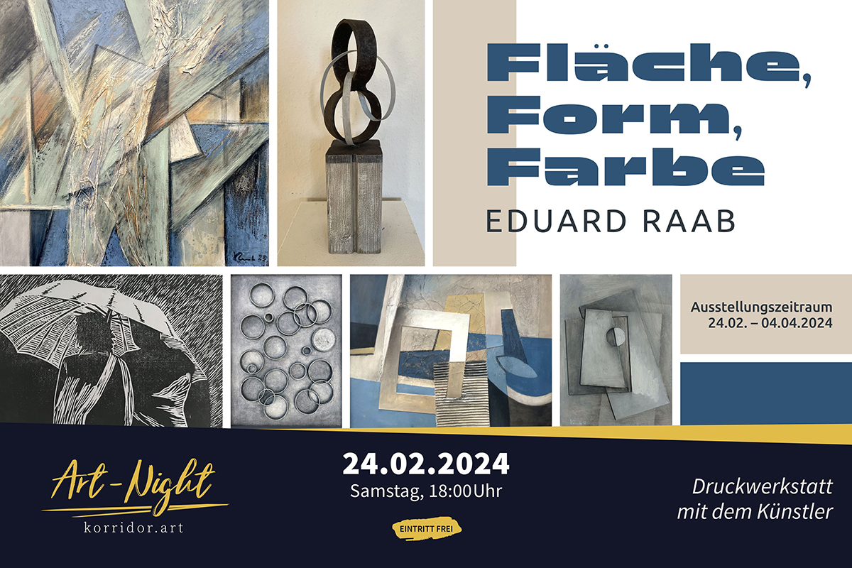 Ausstellung 2024 06 Flaeche Form Farbe Eduard Raab 002