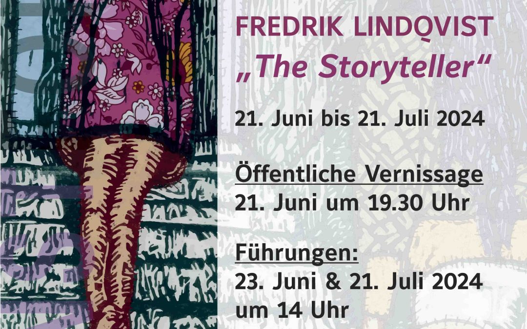 Das Kunstforum Fränkisches Seenland e.V. präsentiert: „The Storyteller“ Kunstausstellung von Fredrik Lindqvist