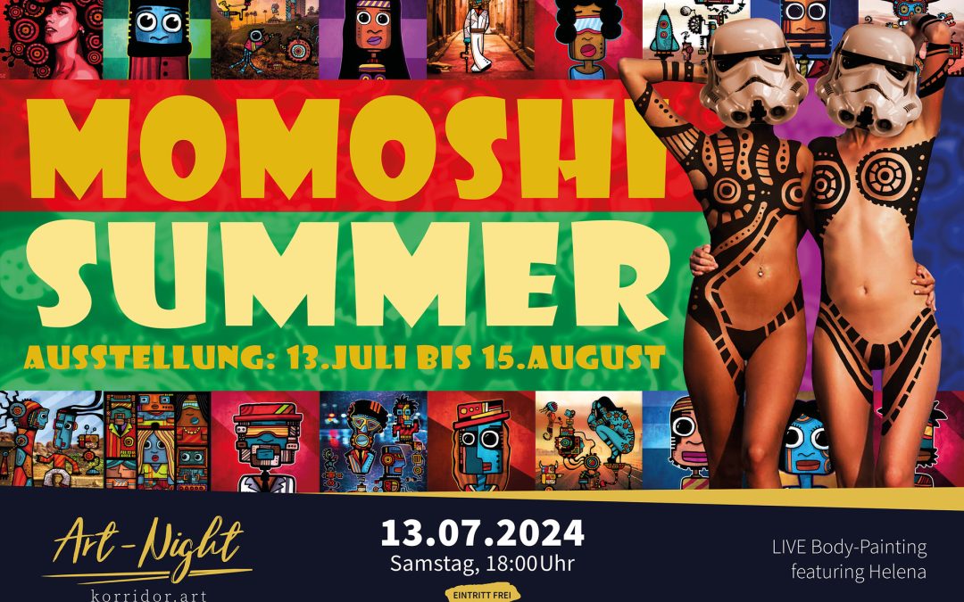 Momoshi is back in town! zur Art-Night „Momoshi Summer”